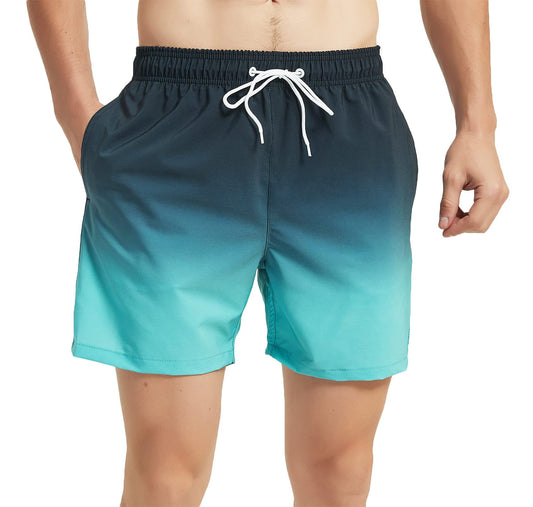 Men's Gradient Shorts Swim Trunks