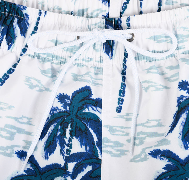 Coconut & Surf Men's Quick Dry Beach Short Swim Trunks