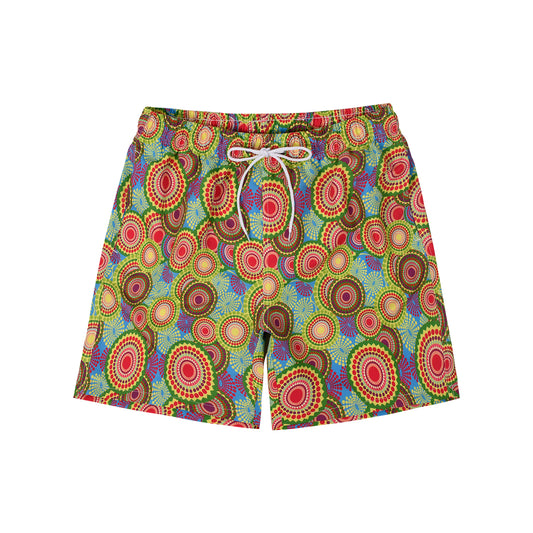 Colorful Quick Dry Men's Beach Swimming Trunks