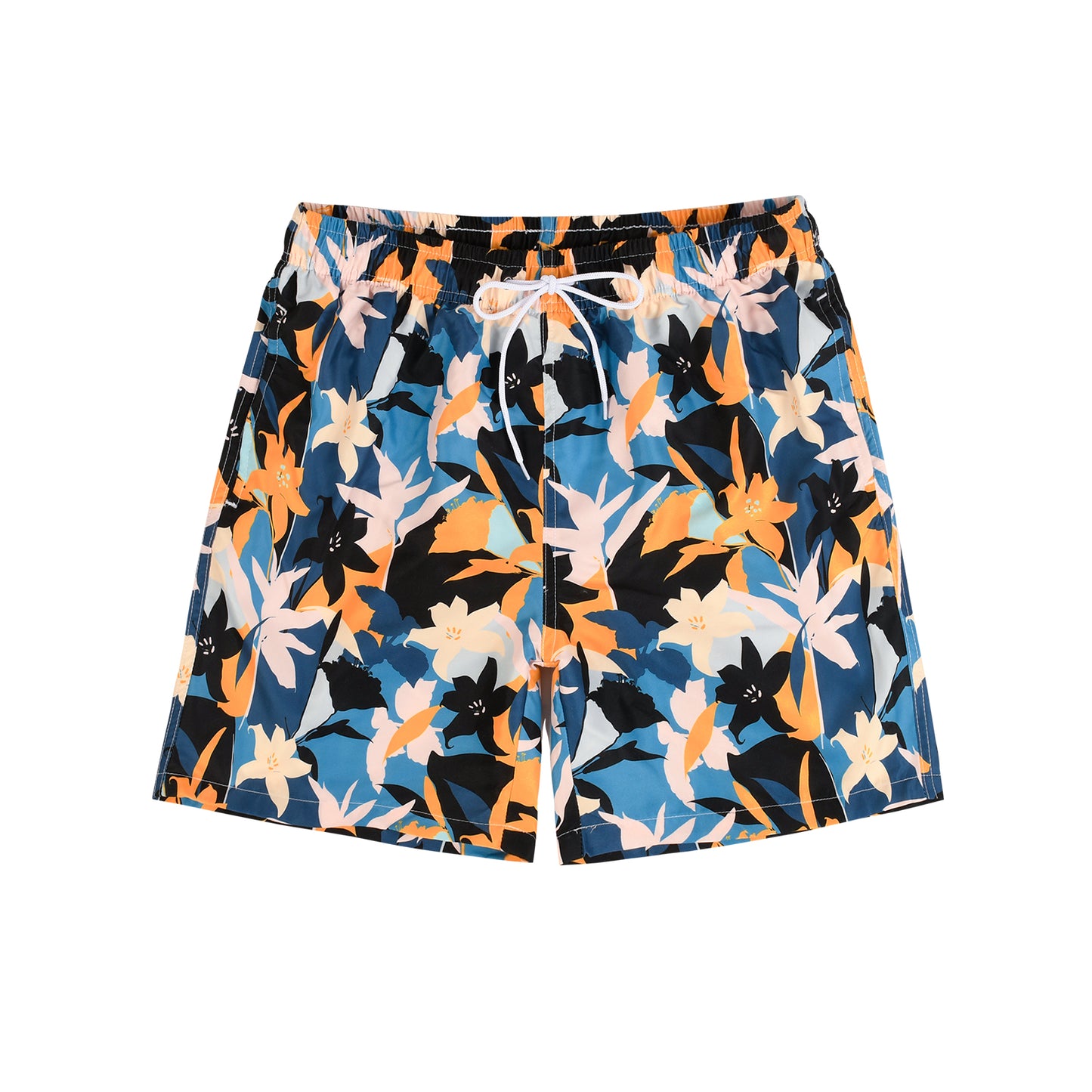 Graffiti Lily Men's Quick Dry Casual Beach Shorts Swim Trunks