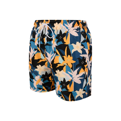 Graffiti Lily Men's Quick Dry Casual Beach Shorts Swim Trunks